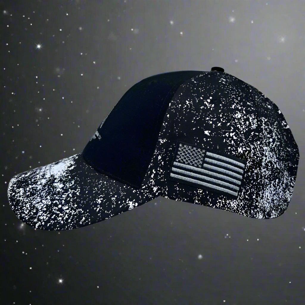 Space Force Black/Star Hat