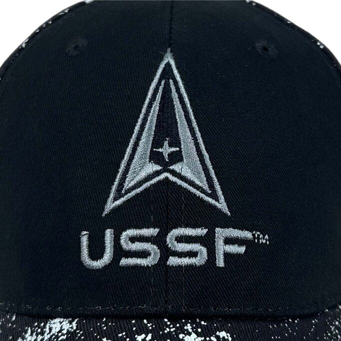 Space Force Black/Star Hat