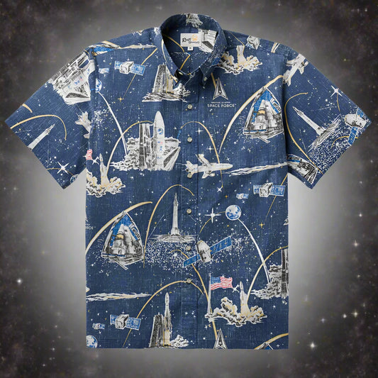 Space Force Aloha Shirt