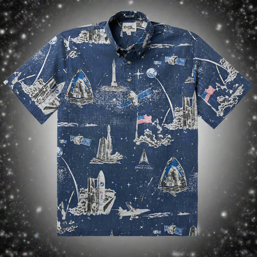 Space Force Aloha Shirt