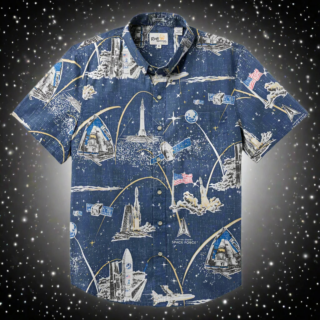 Space Force Aloha Shirt